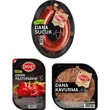 Danet 3'lü Lezzet Paketi (Dana Sucuk-Pastırma-Kavurma)
