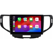 Blueway Honda Accord Araç Multimedya Android Ekran Carplay Navigasyon Double Teyp 4+64 9" 09-15 Black