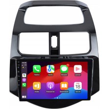 Blueway Chevrolet Spark Araç Multimedya Android Ekran Carplay Double Teyp 4+64 9" 10-14 P.black