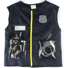 Mars Store1 Çocuk Polis Giydirme Takımı, Siyah (Yurt Dışından)
