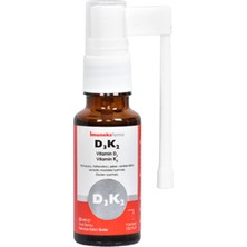 Imuneks Farma D3K2 Sprey Vitamin D3, Vitamin K2 Takviye Edici Gıda 20 ml