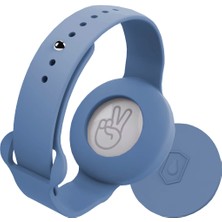 Buff Tagsafe Çocuk Bileklik Silikon Airtag Kılıf Blue