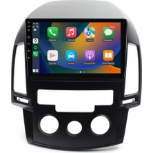 Blueway Hyundai I30 Analog Araç Multimedya Android Ekran Carplay Double Teyp 4+64 9" 08-11 Black