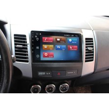 Blueway Mitsubishi Outlander Araç Multimedya Android Ekran Carplay Double Teyp 4+64 9" 08-12 Black
