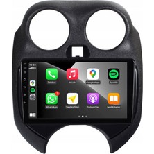 Blueway Nissan Micra Araç Multimedya Android Ekran Carplay Navigasyon Double Teyp 4+64 9" 11-13 Black