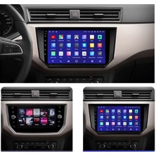 Blueway Seat Ibiza Araç Multimedya Android Ekran Carplay Navigasyon Double Teyp 4+64 9" 18-20 Black