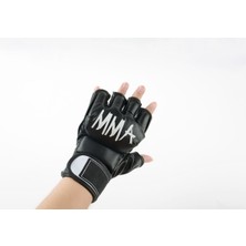 Lucky Star Genç Yarım Parmak Eldiven, Mma Eldiven, Siyah (Yurt Dışından)