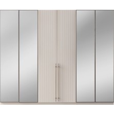 Ayışığı 6 Kapılı Gardrop