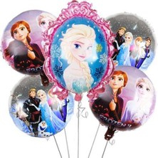 Parti Dükkanım Frozen Folyo Balon Seti 5'li