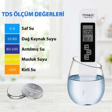 Etabel 3 In 1 Dijital Su Kalitesi Test Tds  Çok Fonksiyonlu Su Saflık Sıcaklık Ölçer