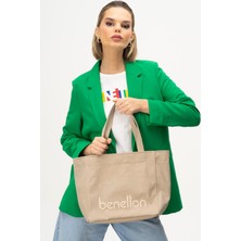 Benetton Kadın Kol Çantası BNT1163 Kum