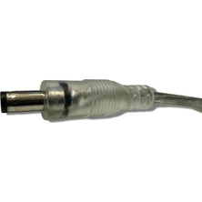 Dc Eril Soketli Konnektör Fişi Şeffaf Güç Uzatma Kablosu Evrensel Adaptör 20CM Dc 5.5mm x 2.1mm