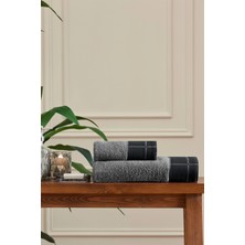 Özdilek Nera Maskülen 2'li Havlu Set - Gri