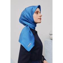 Armine Klasik Desenli Saf İpek Twill Eşarp 9348D 50