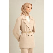 Armine Soyut Desenli Saf İpek Twill Eşarp 9350 13