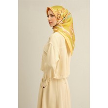 Armine Klasik Desenli Saf İpek Sura Eşarp 9315D 57