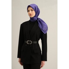Armine Klasik Desenli Saf İpek Sura Eşarp 9356D 55