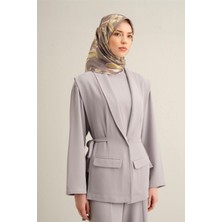 Armine Çiçek Desenli Saf İpek Twill Eşarp 9324D 35