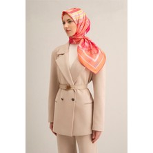 Armine Klasik Desenli Saf İpek Sura Eşarp 9315 58