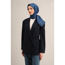 Armine Klasik Desenli Saf İpek Sura Eşarp 9327 57