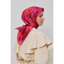 Armine Çiçek Desenli Saf İpek Sura Eşarp 9353D 07
