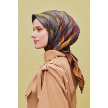 Armine Çiçek Desenli Saf İpek Sura Eşarp 9330 21