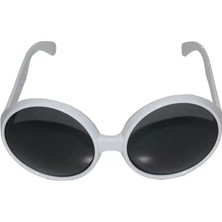 Melfxxl 80 li Yıllar Beyaz Renk Nostalji Yeşilçam Parti Gözlüğü