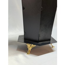 Aless Altın Ayaklı Metal Tasarım Şemsiyelik
