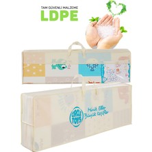 Circle Toys So Happy + Yollar , Katlanabilir Çocuk Oyun Halısı - 150X200X1 cm - Taşıma Çantası Yanında