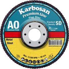Karbosan 983220 Flap Ao Disk Kırmızı 180X22 60 Kum