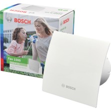 Bosch Fan 1500 DH W 125 Nem Sensörlü Ve Zaman Ayarlı Duvar Tipi Aksiyal Banyo Fanı