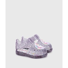 Igor Tobby Unicornio Malva Multi Glitter Çocuk Sandalet S10341-352