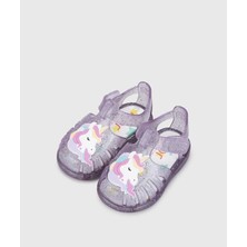 Igor Tobby Unicornio Malva Multi Glitter Çocuk Sandalet S10341-352