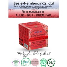 Red Marigold Nemlendirici - Antioksidan Işıltı Veren Balm (Doğal Içerikli Ruj- Allık-Göz Farı)