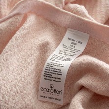 Ecocotton Baby Dream Bebek Battaniyesi %100 Organik Pamuk Örgü Pudra 80X90 cm
