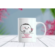 Şerefine Değil Şerefsizliğine Yazılı Komik Esprili Kupa Bardak