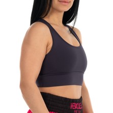 Hercules Fight Gear Siyah Kadın Crop  –  Günlük & Spor Kullanım | Fitness, Crossfit, Antrenman V1