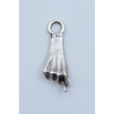 Nah El Hareketi Gümüş Kaplama Kolye Ucu