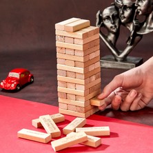 Cezalı Jenga Denge Oyunu Cezalı Tower Büyük Boy 54 Parça