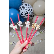 Pekshop Çiftlik Tema Pipet Süsleri 10LU Çiftlik Konsept Lüks Pipet Paketi