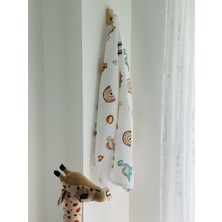 Ft Baby Collection Pamuk Müslin Bebek Battaniyesi  Müslın Örtü 80  x  90 Cm