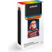 Polaroid Hi-Print Bluetooth Bağlantılı 2x3 Cep Fotoğraf Yazıcısı Siyah Gen2
