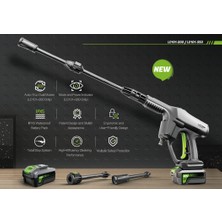 Lutıan LC101-350 -  55 Bar Akülü Oto Araba Yıkama Makinesi - 40 Volt 2 Amper Tek Akülü
