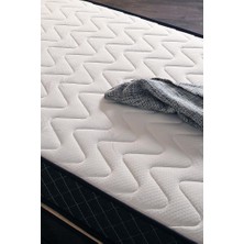 Niron Yatak Niron Premium Katlanır Yatak 90X200 cm Paket Yaylı Lüks Yatak ve Kaydırmaz Kumaş Kaplı Karyola