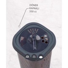 Violet Döner Kapaklı Baharatlık Seti 350 cc 6'lı Baharatlık