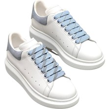 Globalux Mcqueen Women's Sneakers - Sneaker In White/light Blue - Alexander Mcq kadın sneaker
