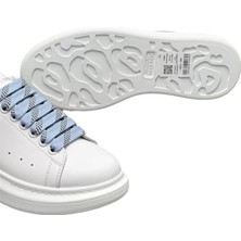 Globalux Mcqueen Women's Sneakers - Sneaker In White/light Blue - Alexander Mcq kadın sneaker