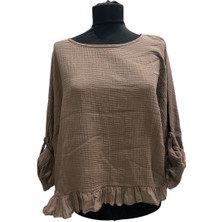 Müslin Geniş Kalıp Bluz