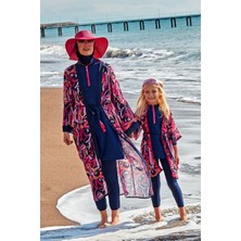Çocuk Desenli Renkli Kimono P2417