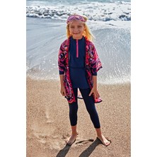 Çocuk Desenli Renkli Kimono P2417